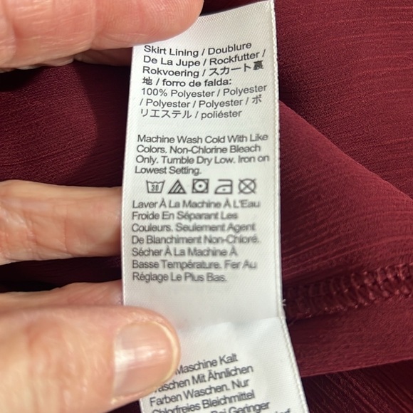 NEW J.Crew Pleated Ballet Dress Burgundy Stretch Cotton Blend A-Line Maxi Dress - Picture 11 of 11